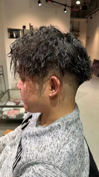 ショート パーマ メンズ Mizuki Yajimaのヘアスタイル