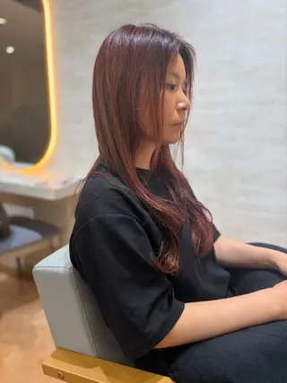 セミロング カラー 似合わせカラー/お悩 み改善/Sorutoのヘアスタイル