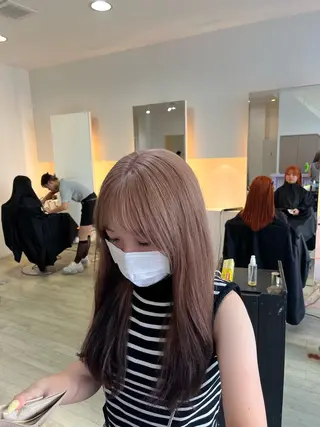 セミロング Tidehair茨木 Riruのヘアスタイル