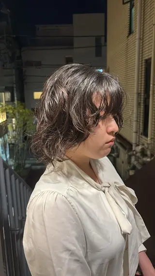 ミディアム パーマ anji /ハイトーン・パーマのヘアスタイル