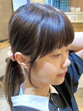 ミディアム カラー 前田 裕介のヘアスタイル