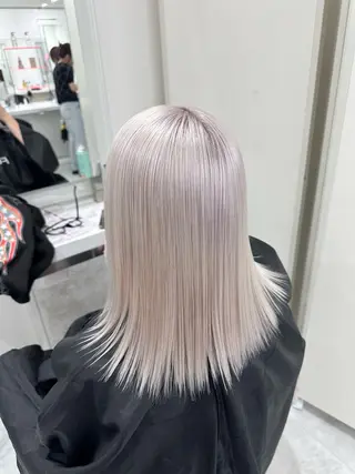 セミロング 韓国ガーリー🤍ハイ トーン🤍Ayanaのヘアスタイル