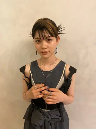 ヘアアレンジ まつ あみのヘアスタイル