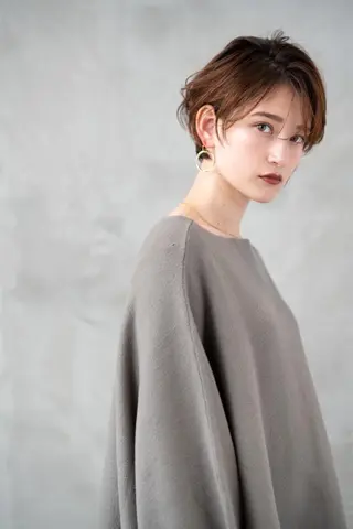 ショート カラー 🉐レイヤー/塩見 弘樹🉐渋谷のヘアスタイル