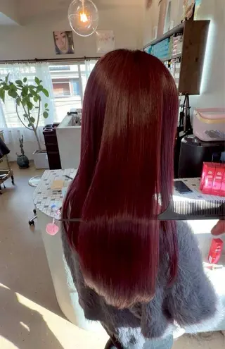 セミロング 中嶋 颯和のヘアスタイル