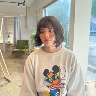 ミディアム カラー アカリ ✄似合わせが得意✄のヘアスタイル
