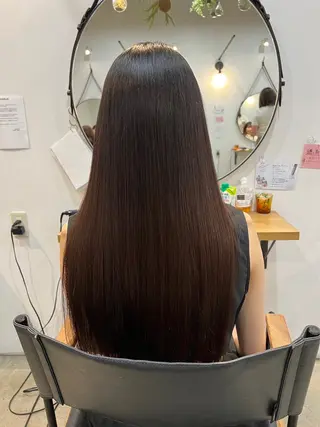 ロング 新村 小夏のヘアスタイル