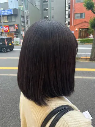 ミディアム カラー レディースカット SHIORIのヘアスタイル