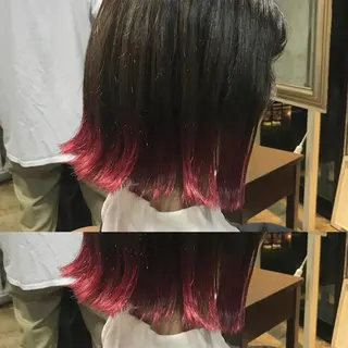 ショート カラー パーマ ヘアアレンジ メンズ キッズ ネイル マツエク・マツパ サロンドミルク 渋谷高比良のヘアスタイル