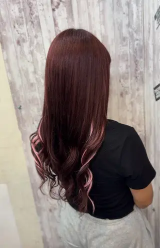 ロング カラー はやと【エクステ ×ブリーチ特化】のヘアスタイル