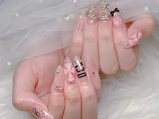 ロング カラー Bling Salonのネイルデザイン