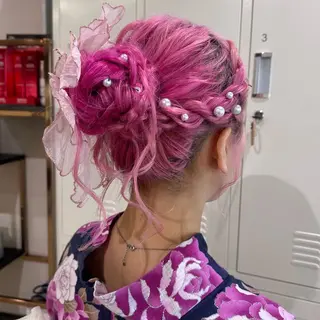 ヘアアレンジ 横浜/透明感カラー/ 髪質改善/みやび🎀のヘアスタイル