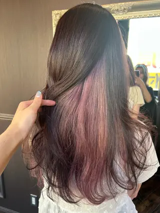 ロング カラー Rina🌷 ダメージレスカラーのヘアスタイル