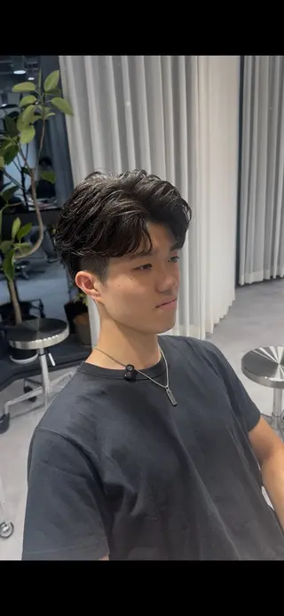 ショート パーマ メンズ 似合わせパーマ🔥 河浪  大智のヘアスタイル