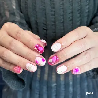 ネイル posa nail モエミのネイルデザイン