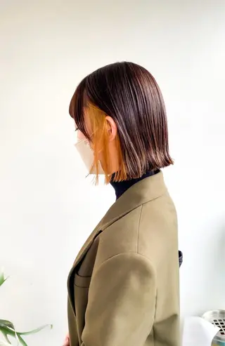 カラー 艶カラー🫧 猿渡 響のヘアスタイル