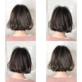 ショート カラー 髪質改善特化KIZU /ブリーチ縮毛矯正のヘアスタイル