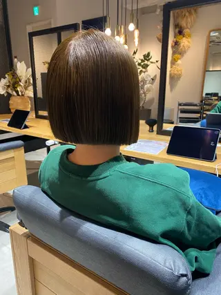 ショート 山本 琴葉 /ボブ /切りっぱなしボブのヘアスタイル