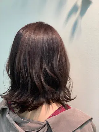 ミディアム カラー ヘアアレンジ 有光 ルイのヘアスタイル