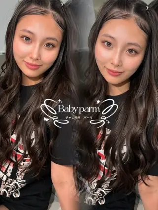 パーマ 🖤西嶋　桃花🖤 エクステ/レイヤーのヘアスタイル