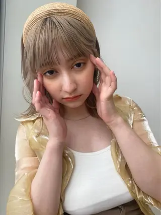 カラー モデル募集/ あやね☁໒꒱·ﾟのヘアスタイル