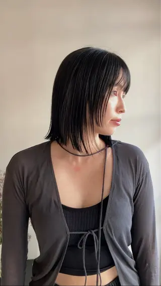 ミディアム 川間 将彦のヘアスタイル