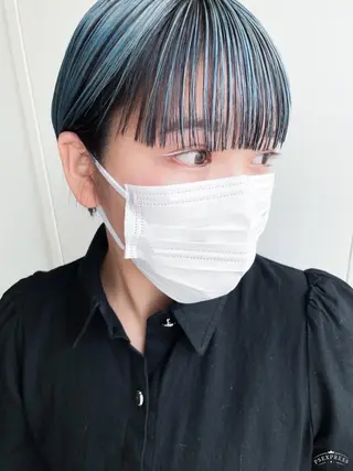 ショート 💜ショート💜 ウルフ、ボブ二色亜美のヘアスタイル