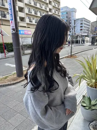 ロング カラー 都築 未来のヘアスタイル