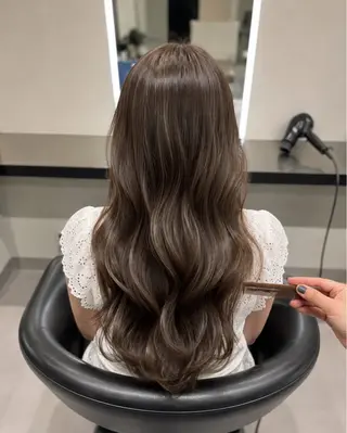 セミロング カラー 🌈ウルトワ水素 髪質改善naru🌈のヘアスタイル