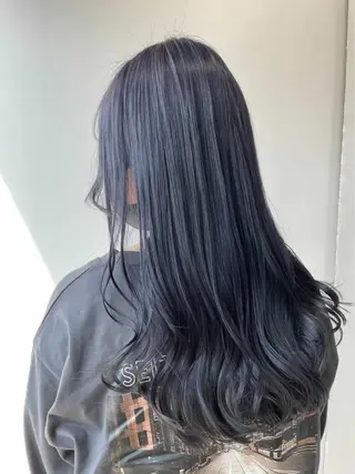 ロング カラー SHOEI／艶カラー /レイヤーカットのヘアスタイル