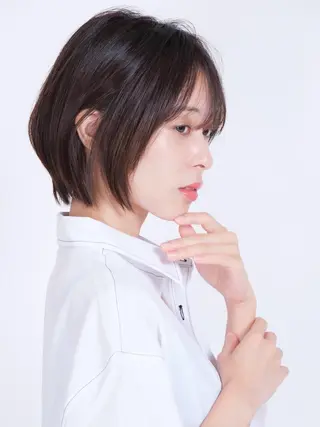 ショート ナカ ヒサシのヘアスタイル