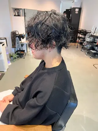 ショート パーマ メンズ Mizuki Yajimaのヘアスタイル