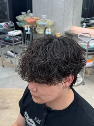 パーマ メンズ ☀️メンズパーマ☀️ /栄/濵﨑新成のヘアスタイル