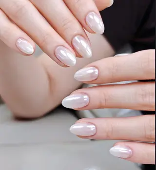 ネイル By moonネイル 🌷ワンホン/韓国風のネイルデザイン