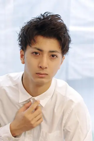 カラー メンズ 松田 光雄のヘアスタイル