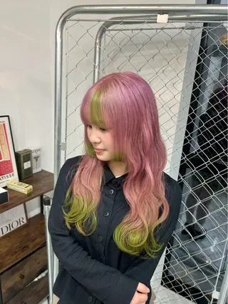 ロング ☪️個性派ハイトーン coco🍀︎✨のヘアスタイル