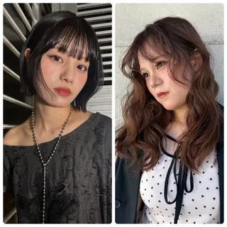 カラー ness/rina /透明感カラーのヘアスタイル