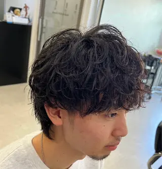 パーマ メンズ 横浜メンズパーマ/ シャドウ/ショウゴのヘアスタイル