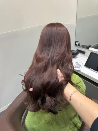 ロング カラー 矢野 晃平のヘアスタイル