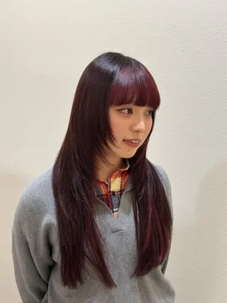 ロング 山﨑 寛大のヘアスタイル
