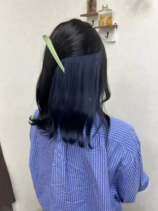 ミディアム ブリーチカラー HAZUKI🦖のヘアスタイル