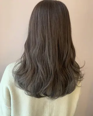 ロング カラー hubhair レイヤー/透明感のヘアスタイル