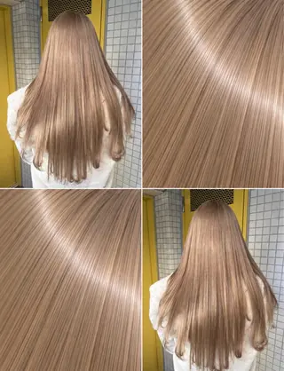 ロング カラー 色落ちまで盛れる 💟まなみのヘアスタイル