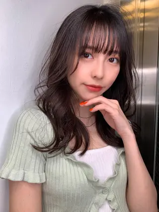 セミロング 須田 ゆかりのヘアスタイル