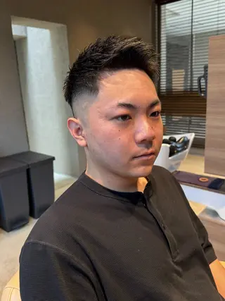 メンズ メンズカットパーマ 伊藤瑠星のヘアスタイル