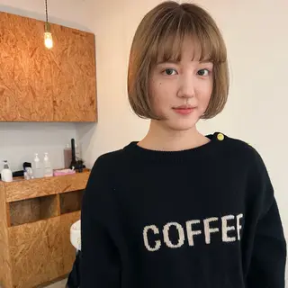ショート 暖色/パーマ 🌼クニトウメイのヘアスタイル