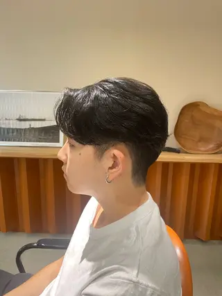 ショート パーマ メンズ 寺田 樹 /anheloのヘアスタイル