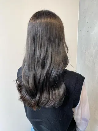 ロング カラー 【艶髪×韓国風】 毛流れ職人 RYOのヘアスタイル