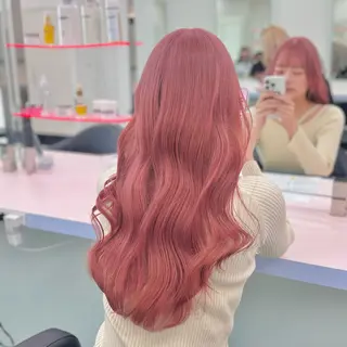 ロング カラー ヘアアレンジ 💘Risa💘/ミ ルクティ/ハイトーンのヘアスタイル