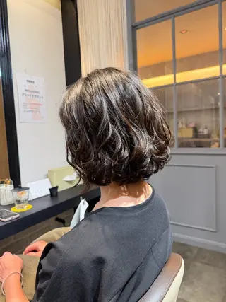 ショート パーマ 川村 綾のヘアスタイル